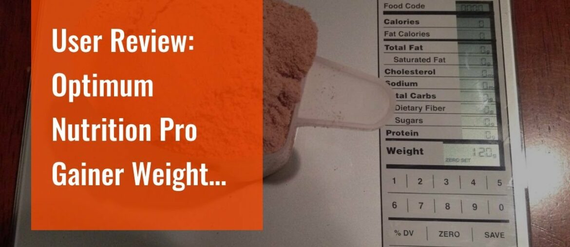 User Review: Optimum Nutrition Pro Gainer Weight Gainer Protein Powder,Vitamin C and Zinc for I...