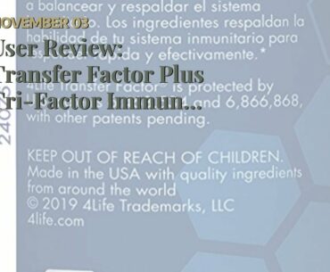 User Review: Transfer Factor Plus Tri-Factor Immune System Support Formula