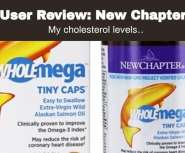 User Review: New Chapter Wholemega Fish Oil Supplement with Omega-3, Vitamin D3 and Astaxanthin...