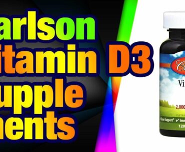 Carlson - Vitamin D3, 2000 IU (50 mcg), Immune Support, Bone Health, Muscle Health, Cholec