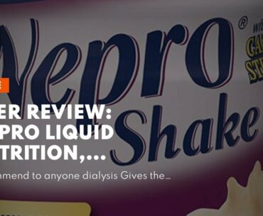 User Review: Nepro Liquid Nutrition, Homemade Vanilla, 8-Ounce Case of 24 Containers