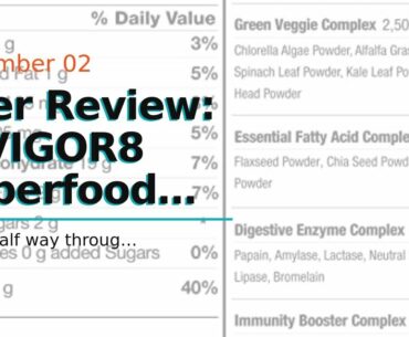 User Review: INVIGOR8 Superfood Protein Shake with Immunity Boosters - Gluten-Free Non GMO Meal...