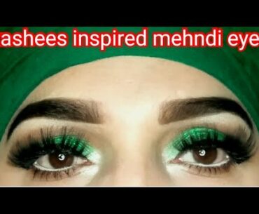 Kashee's Inspired Mehndi //Mayo Makeup Look //makeup by waniya