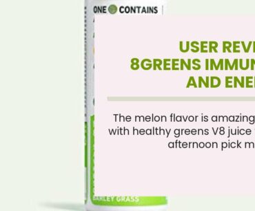 User Review: 8Greens Immunity and Energy Effervescent Tablets - Packed with 8 Powerful Super Gr...