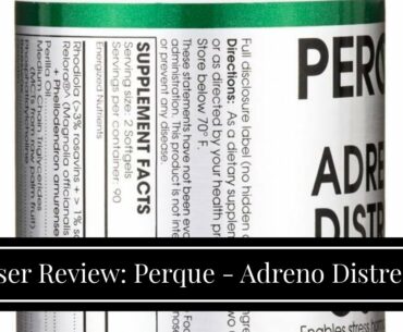 User Review: Perque - Adreno Distress Guard 180 gels [Health and Beauty]