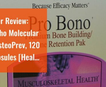 User Review: Ortho Molecular - OsteoPrev, 120 Capsules [Health and Beauty]