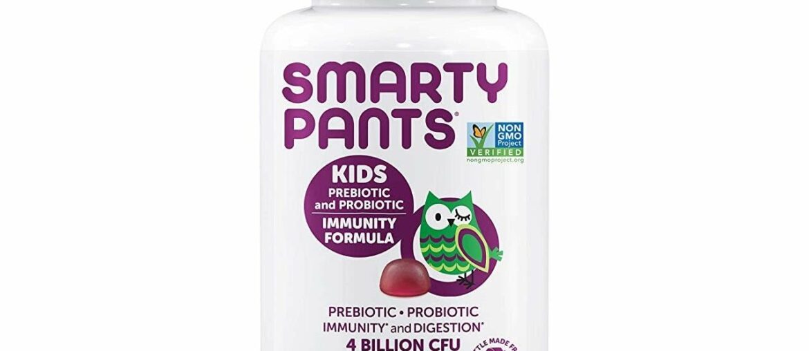 SmartyPants Kids Probiotic Immunity Formula Daily Gummy Vitamins: Probiotics & Prebiotics Boosting