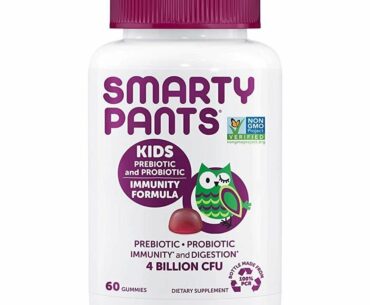 SmartyPants Kids Probiotic Immunity Formula Daily Gummy Vitamins: Probiotics & Prebiotics Boosting