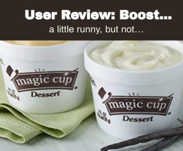 User Review: Boost Nutritional Pudding, Chocolate, 5 Ounce Cups (Pack of 48)