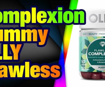 OLLY Flawless Complexion Gummy, 25 Day Supply (50 Count), Berry Fresh, Vitamins E, A, Zinc