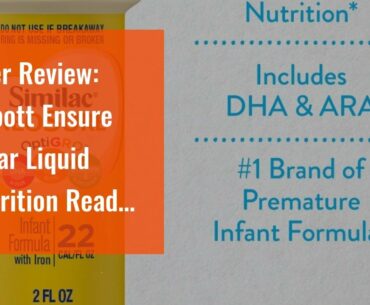 User Review: Abbott Ensure Clear Liquid Nutrition Ready-To-Use, Mixed Berry,8 ounce, 32 Count