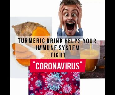 Turmeric Drink Helps Your Immune System reduce The risk of Covid 19 Infections  #corona #covid19