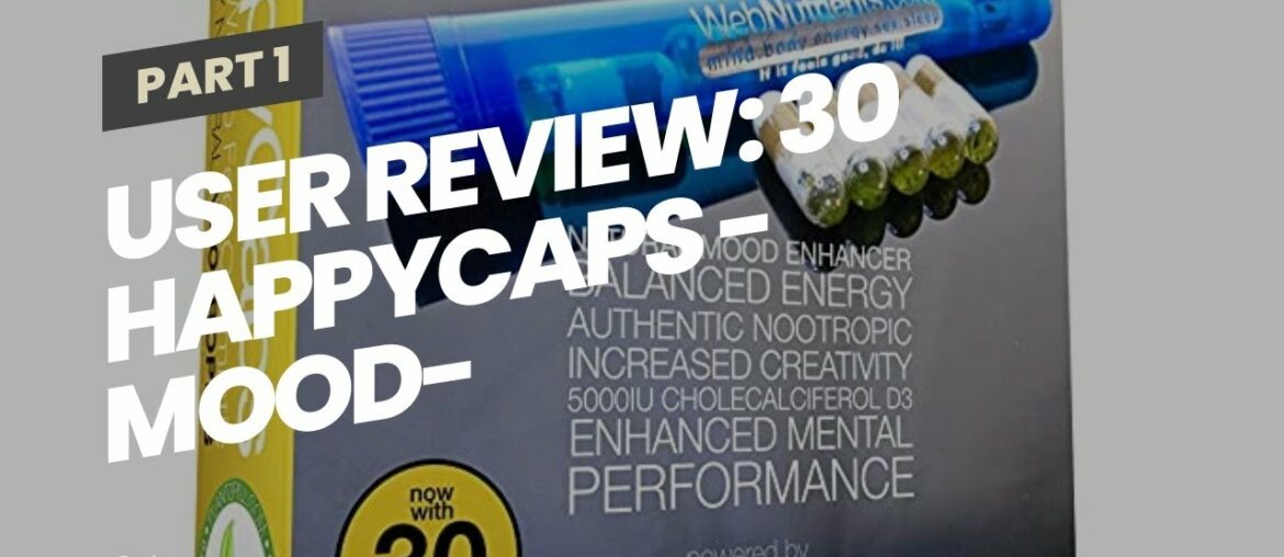 User Review: 30 HappyCaps - Mood-Enhancing, Brain Boosting Nutrition - for Better Confidence, E...