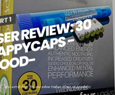 User Review: 30 HappyCaps - Mood-Enhancing, Brain Boosting Nutrition - for Better Confidence, E...