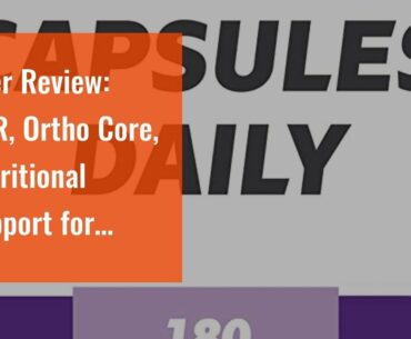 User Review: AOR, Ortho Core, Nutritional Support for Foundational Health and Energy, Multivita...