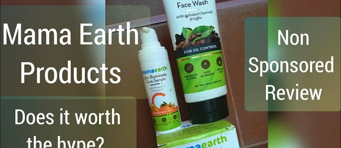 Mama Earth Products Honest Review Tamil || Charcoal Facewash || C3 Face Mask || Vitamin C serum