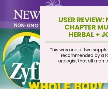 User Review: New Chapter Multi-Herbal + Joint Supplement, Zyflamend Whole Body for Healthy Infl...