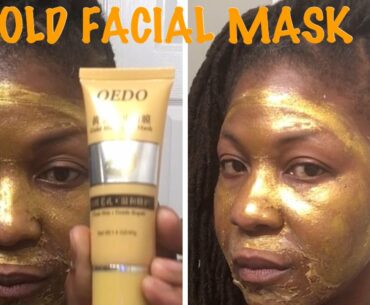 MY NIGHT TIME SKINCARE ROUTINE/ ESTI.... USING A GOLD BLACK MASK