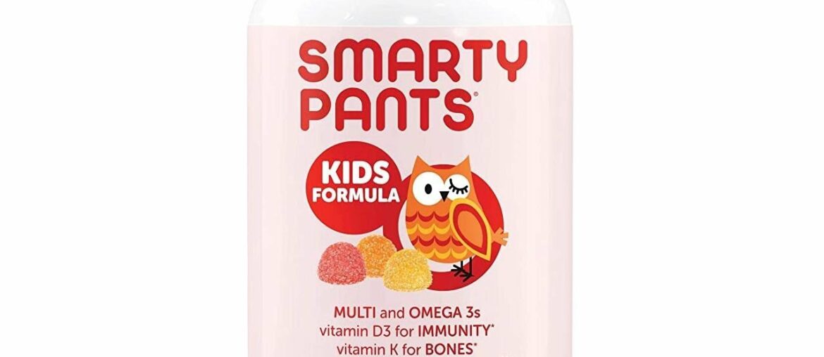 SmartyPants Kids Formula Daily Gummy Multivitamin: Vitamin C, D3, and Zinc for Immunity, Gluten Fre