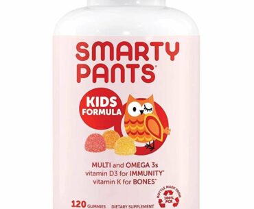 SmartyPants Kids Formula Daily Gummy Multivitamin: Vitamin C, D3, and Zinc for Immunity, Gluten Fre