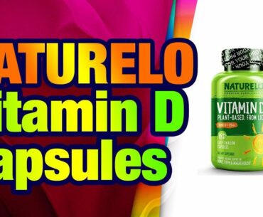 NATURELO Vitamin D - 5000 IU - Plant Based - from Lichen - Best Natural D3 Supplement for