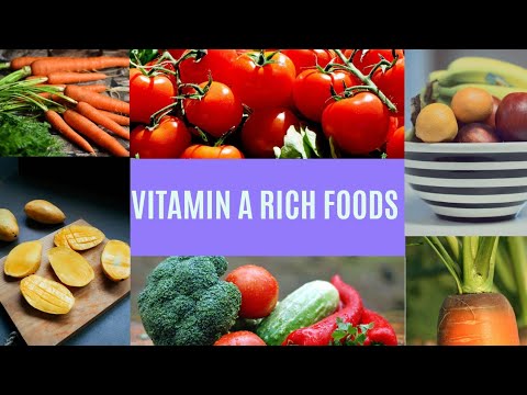 Foods that are rich in vitamin A |Foods that should be included in your diet | Nutritional content