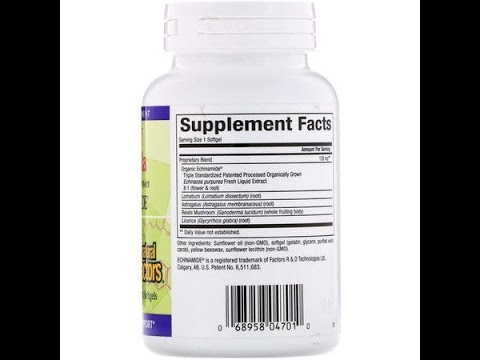 Natural Factors, Anti-V Formula, Echinacea Supplement for Immune and Wellness Support, Organic,...