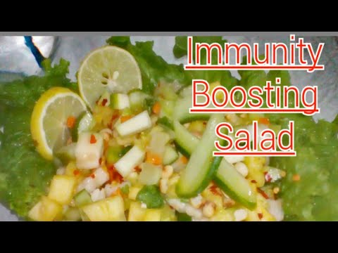 Fruit and vegetable salad with rich vitamin C/Immunity boosting salad