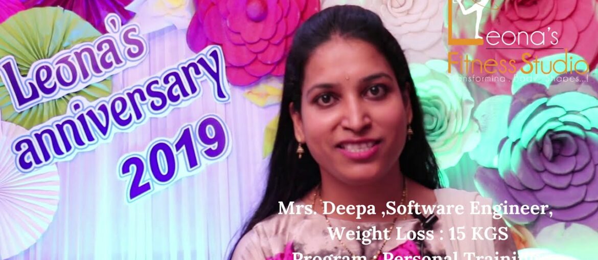 Recovered From Anemia |Reduced 15 Kgs Healthy Weight Loss | Leona's Fitness Studio For Woman