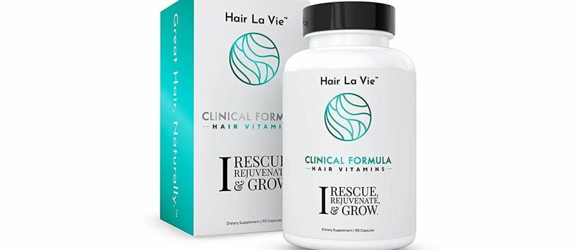 Hair La Vie Clinical Formula Hair Vitamins with Biotin and Saw Palmetto - Thicker Healthier Hair Gr