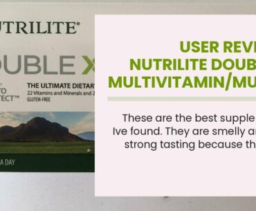 User Review: NUTRILITE DOUBLE X Multivitamin/Multimineral/Phytonutrient - 62 Tablets each (186...