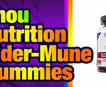 Zhou Nutrition Elder-Mune Sambucus Elderberry Gummies - Antioxidant Flavonoids, Immune Sup