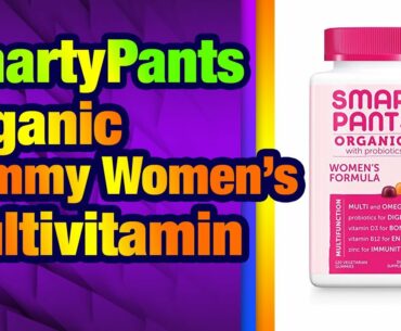 Daily Organic Gummy Women’s Multivitamin: Pro biotic, Vitamin C, D3 & Zinc for Immunity, Bi