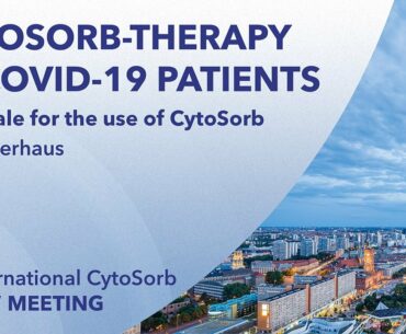 Rationale for the use of CytoSorb in COVID-19 patients | Axel Nierhaus| 7th IUM | Berlin | 2020