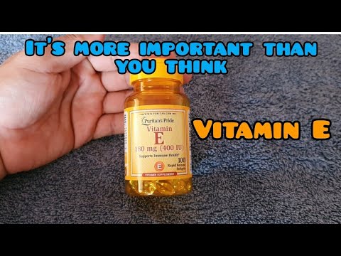 Puritans Pride Vitamin E supplement softgel