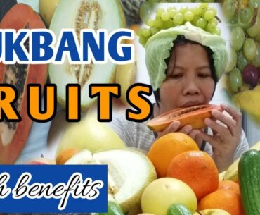 FRUITS MUKBANG ASMR | BENIFETS OF FRUITS  | MAGBUBUKID SA ABROAD
