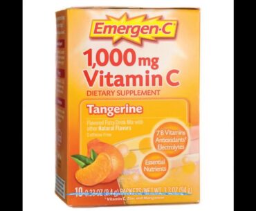 Emergen-C 1000mg Vitamin C Powder, with Antioxidants, B Vitamins and Electrolytes, Immunity Sup...