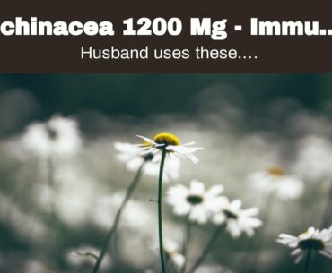 Echinacea 1200 Mg - Immune System Support, Natural laxative, Mental Health support, Anti-Inflam...