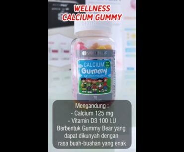 WELLNESS Calcium Gummy - Vitamin & Kalsium Anak