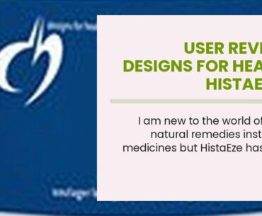 User Review: Designs for Health HistaEze - Quercetin with Stinging Nettle Extract + Vitamin C -...