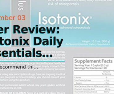 User Review: Isotonix Daily Essentials Packets, Calcium Plus, Activated B Complex, Multivitamin...