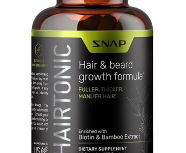 Hair Growth Supplement for Men - Hair, Skin and Nail Vitamin - Beard Growth Stop Hair Loss & Regrow