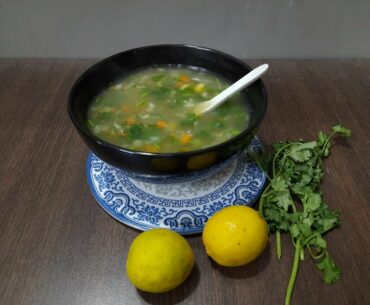 Lemon and Coriander Soup | Vitamin C Rich | immune boosting  clear soup by Dr Devayani jogi