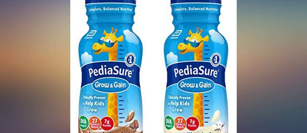 PediaSure Grow & Gain Kids’ Nutritional Shake, with Protein, DHA, and Vitamins & review