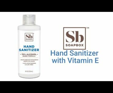 Soapbox Hand Sanitizer with Vitamin E