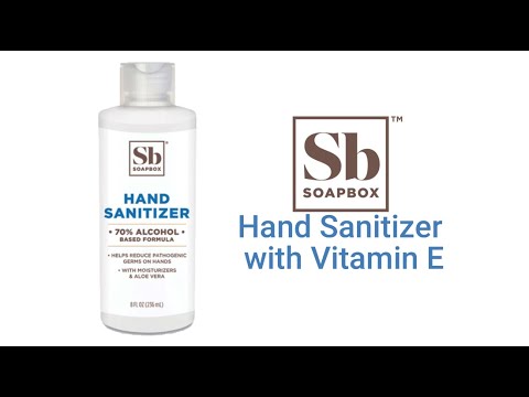 Soapbox Hand Sanitizer with Vitamin E