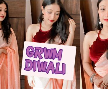 | Festive GRWM : Indian Diwali Party Makeup | #stylewalidiwali