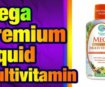 Mega Premium Liquid Multivitamin | Natural Immune Support & Anti-Aging Multi-Vitamin w/20