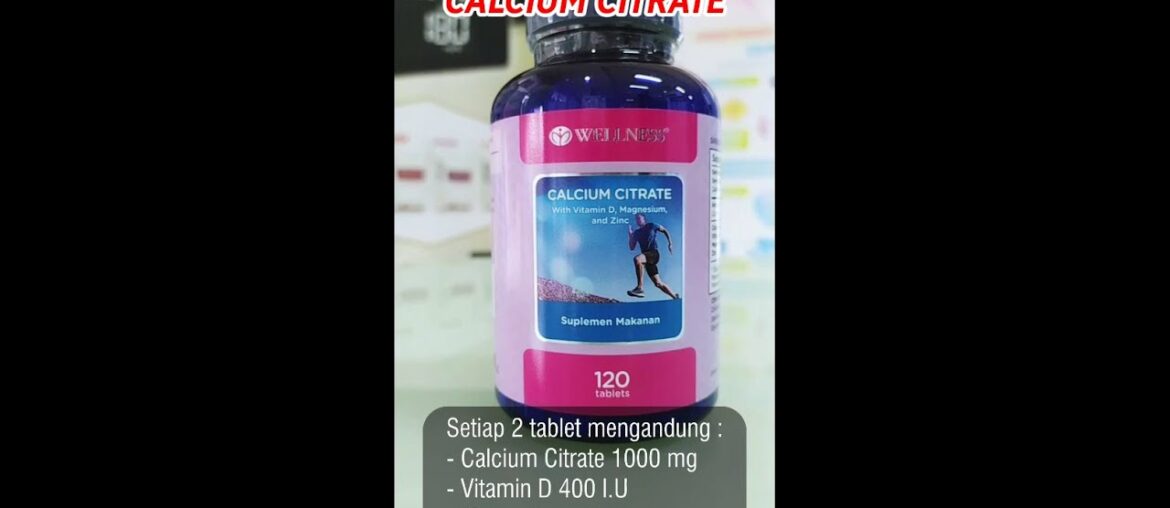 WELLNESS Calcium Citrate (Vitamin D, Magnesium, Zinc)