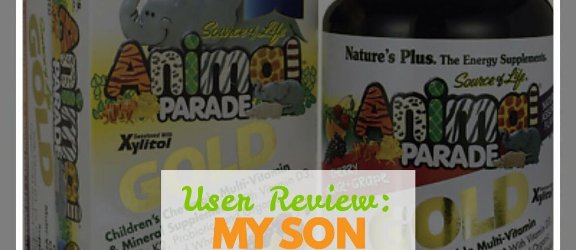 User Review: NaturesPlus Animal Parade Source of Life Gold Children's Multivitamin (4 Pack) - A...